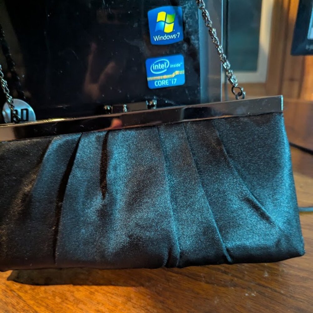 Jessica McClintock Black Evening Bag